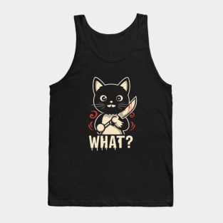 Spooky Lockdown Cat Tank Top